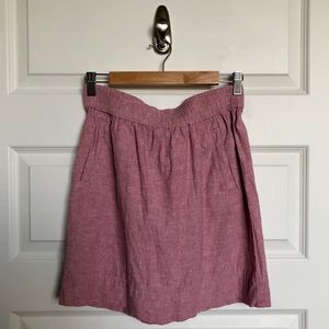 Loft Pink Skirt (with pockets!) XS